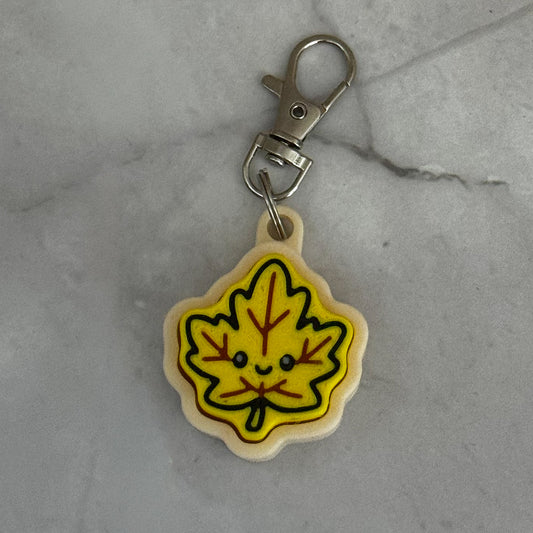 Yellow Leaf Clicker – Mechanical Fidget & Stimming Toy
